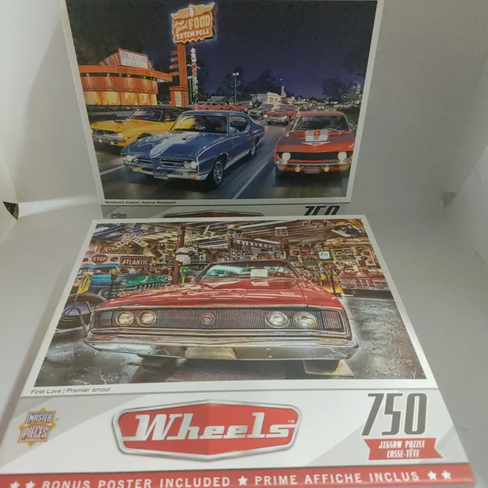 Masterpiece Wheels Puzzles Lot Brand New Sealed.